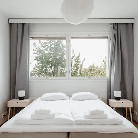 Lägenhet Nordic 2br With Sauna & Glazed Balcony *