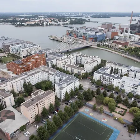 Nordic 2br With Sauna & Glazed Balcony Helsingfors