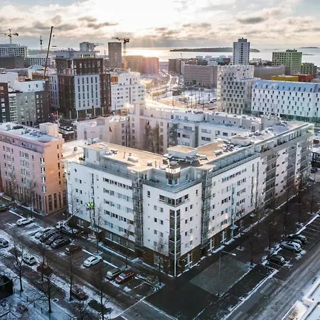 Lägenhet Nordic 2br With Sauna & Glazed Balcony *
